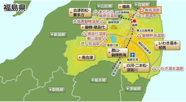 iizaka onsen map fukusima erea.png